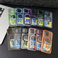 Schokbestendige Magnetische Telefoonhoes met Glaslensbescherming en Houder