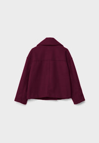 Kurze Herbstjacke im Doppelknopf-Stil – Clara