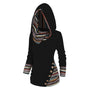 Legerer Damen-Hoodie mit Tribal-Muster – Tavira