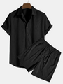 Stilvolles Herren-Sommer-Set mit Hemd und Cord-Shorts - SommerKern