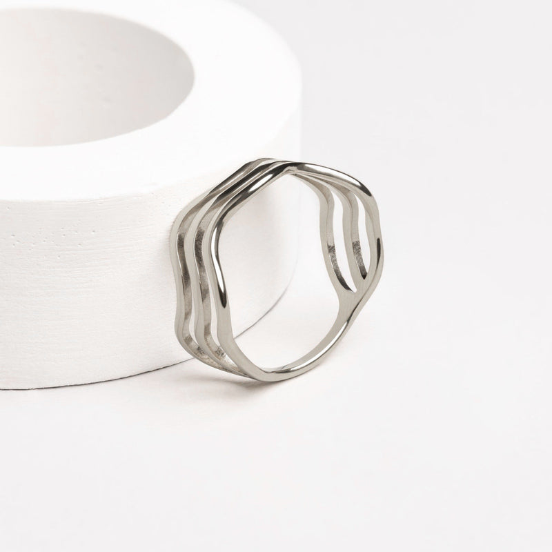 Ring mit Wellen-Design - Nerida