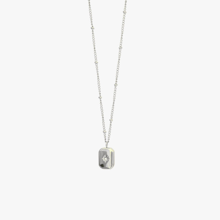 Halskette mit Zirkonia-Stein - Celeste