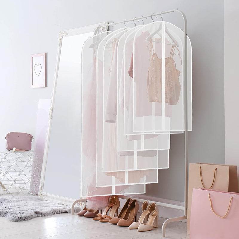 Transparent Full-Length Garment Bags – 10-Pack Storage Bags for Suits and Dresses (Buy 1, Get 1 FREE)