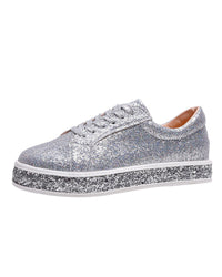 Stilvolle Plateau-Glitzer-Damensneaker - Sienna