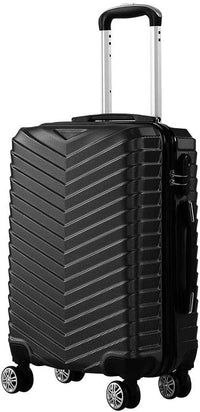Compacte & Hard-Shell Carry-On Koffer met 360° Spinner Wielen – Zwart