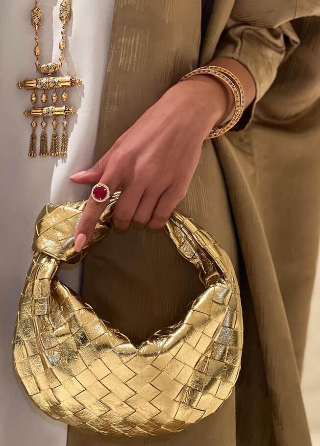 Gewebte Mini-Handtasche - Isabella