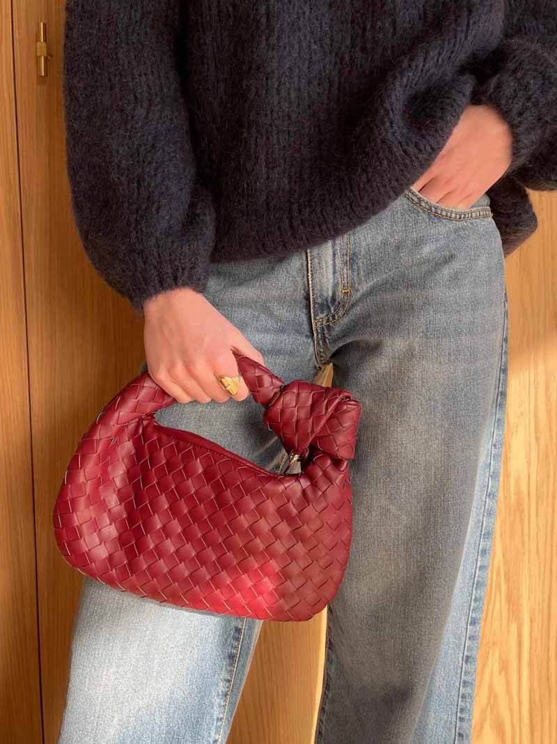 Gewebte Mini-Handtasche - Isabella