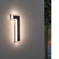Solar Illuminated House Number with LED and Dusk Sensor 2