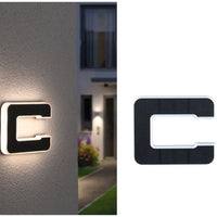 Solar Illuminated House Number with LED and Dusk Sensor 13
