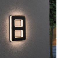 Solar Illuminated House Number with LED and Dusk Sensor 9