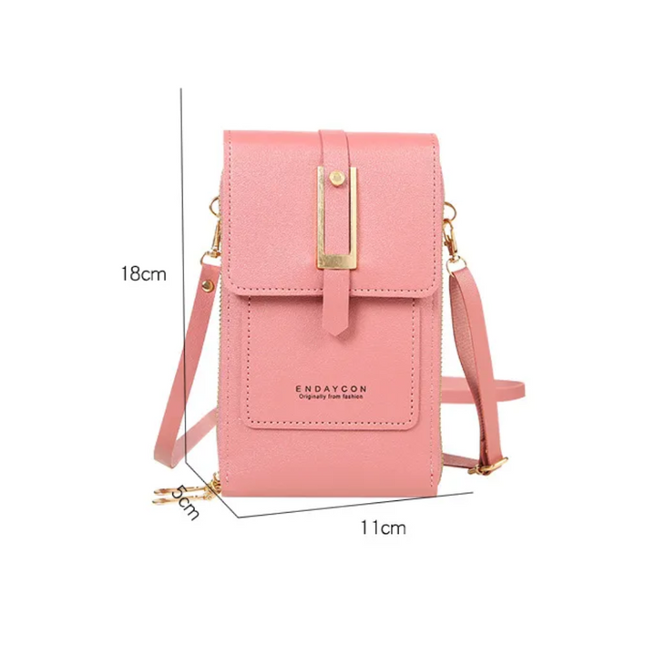 Sonia Leren Phone Wallet | Sleek & Fashionable