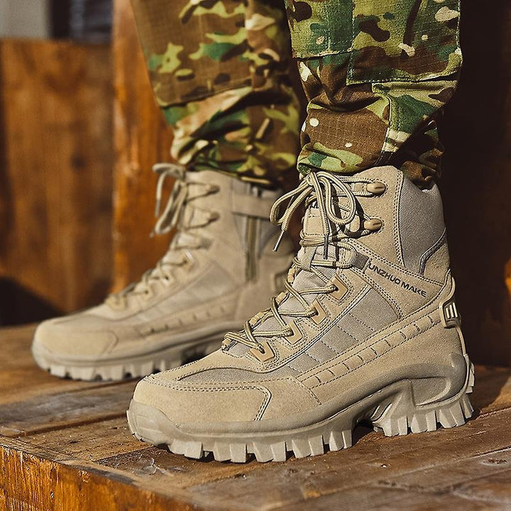Wasserdichte taktische Arbeitsstiefel mit Durchstichschutz – TrailForce Tactical