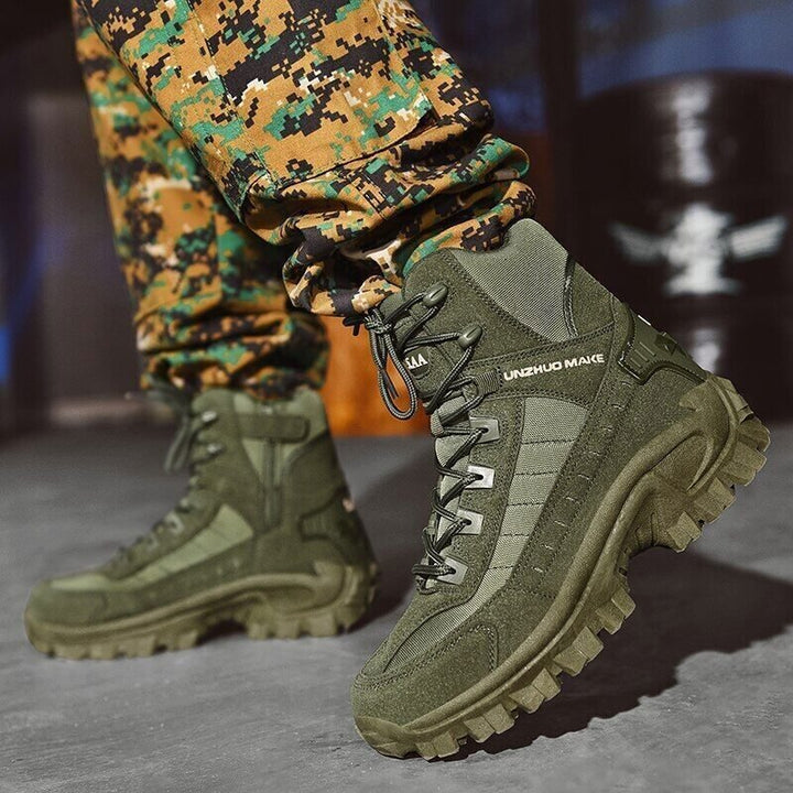 Wasserdichte taktische Arbeitsstiefel mit Durchstichschutz – TrailForce Tactical