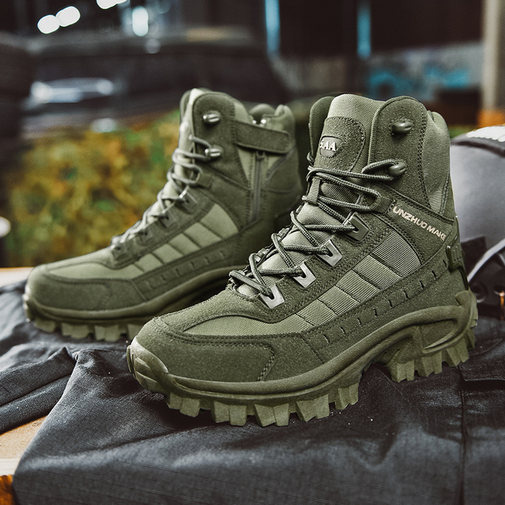 Wasserdichte taktische Arbeitsstiefel mit Durchstichschutz – TrailForce Tactical