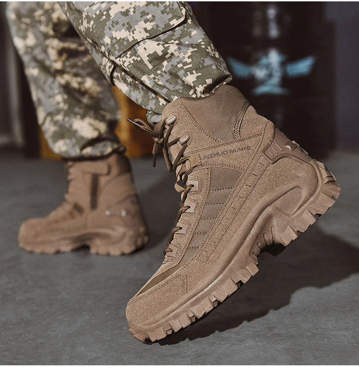 Wasserdichte taktische Arbeitsstiefel mit Durchstichschutz – TrailForce Tactical