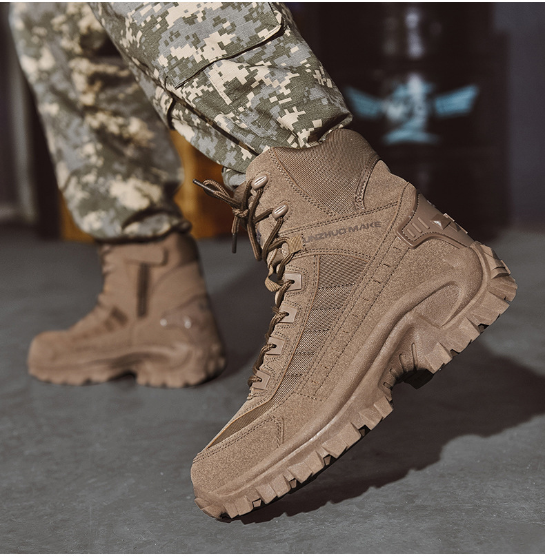 Wasserdichte taktische Arbeitsstiefel mit Durchstichschutz – TrailForce Tactical