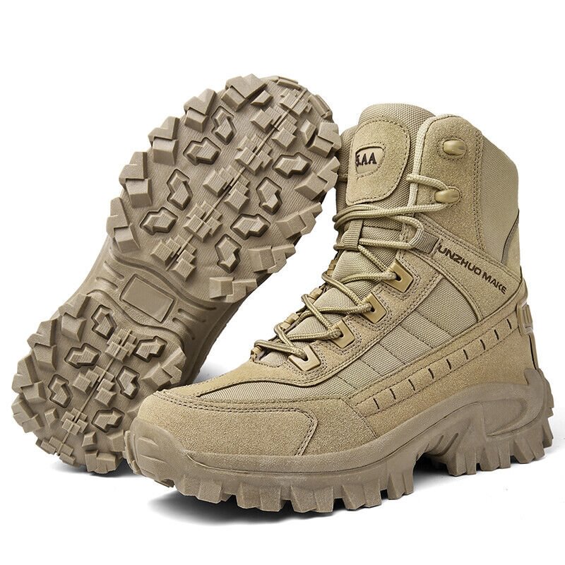 Wasserdichte taktische Arbeitsstiefel mit Durchstichschutz – TrailForce Tactical