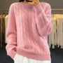 Warmer Gestrickter Damenpullover - Bella