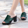 Modische Plateau-Sandalen mit Blockabsatz - Valeria