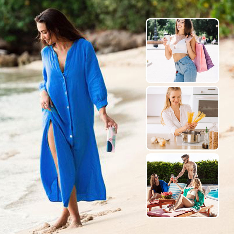 Luchtige Polo-Shirtjurk Dames – Marlene