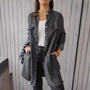 Bequemes Fake-Denim Hemd - Sophie