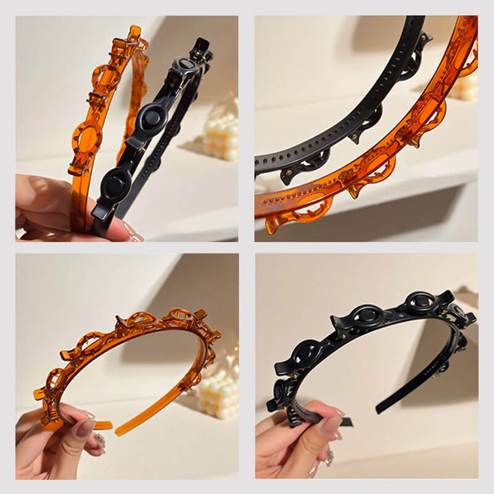 Geflochtenes Haarband mit Grip – Bibi