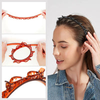 Geflochtenes Haarband mit Grip – Bibi