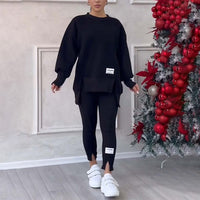 Legeres Damen Set aus Sweatshirt und Leggings - Elena