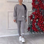 Legeres Damen Set aus Sweatshirt und Leggings - Elena
