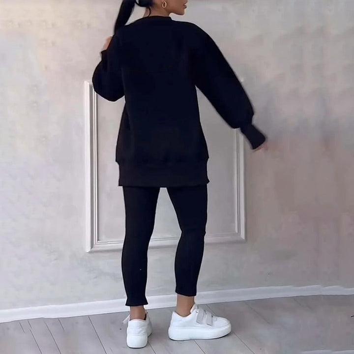 Legeres Damen Set aus Sweatshirt und Leggings - Elena