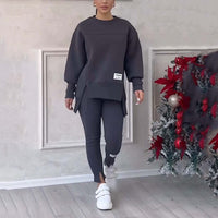 Legeres Damen Set aus Sweatshirt und Leggings - Elena