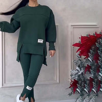 Legeres Damen Set aus Sweatshirt und Leggings - Elena