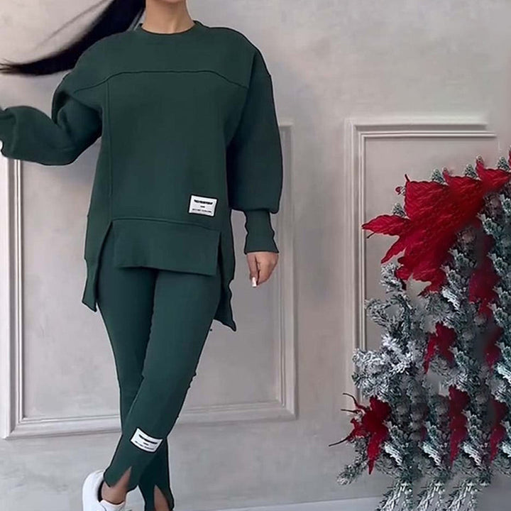 Legeres Damen Set aus Sweatshirt und Leggings - Elena