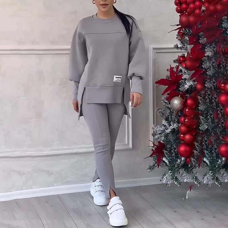 Legeres Damen Set aus Sweatshirt und Leggings - Elena