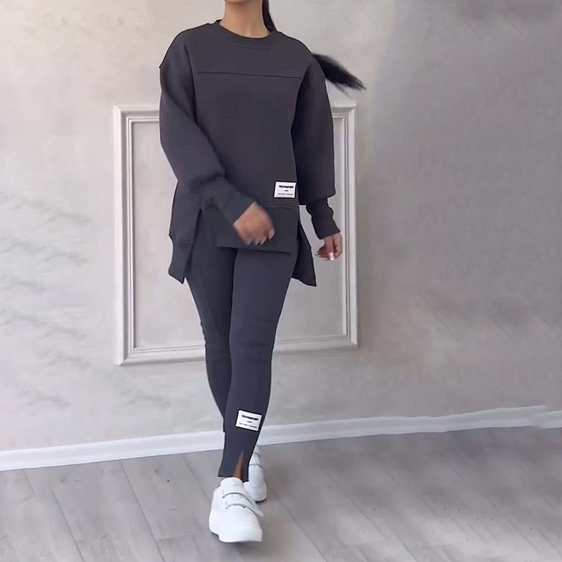Legeres Damen Set aus Sweatshirt und Leggings - Elena