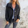 Kurze Teddyjacke - Dion | Warm mit stilvollem Reverskragen