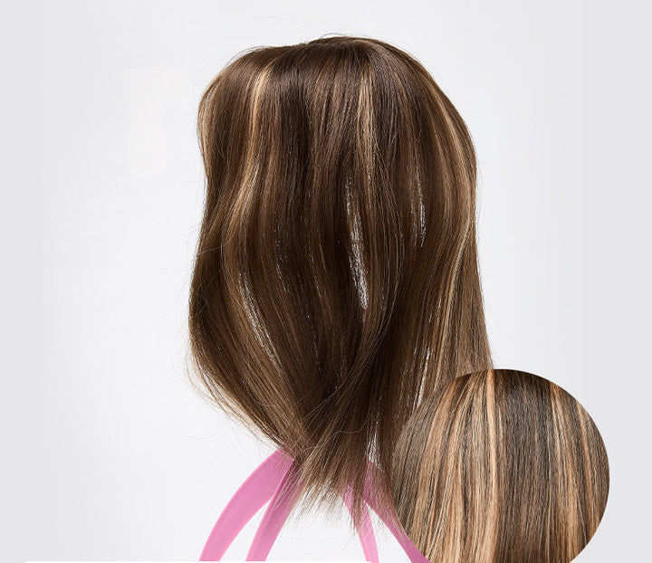 Clip-in Hairpiece with Bangs – Livia
