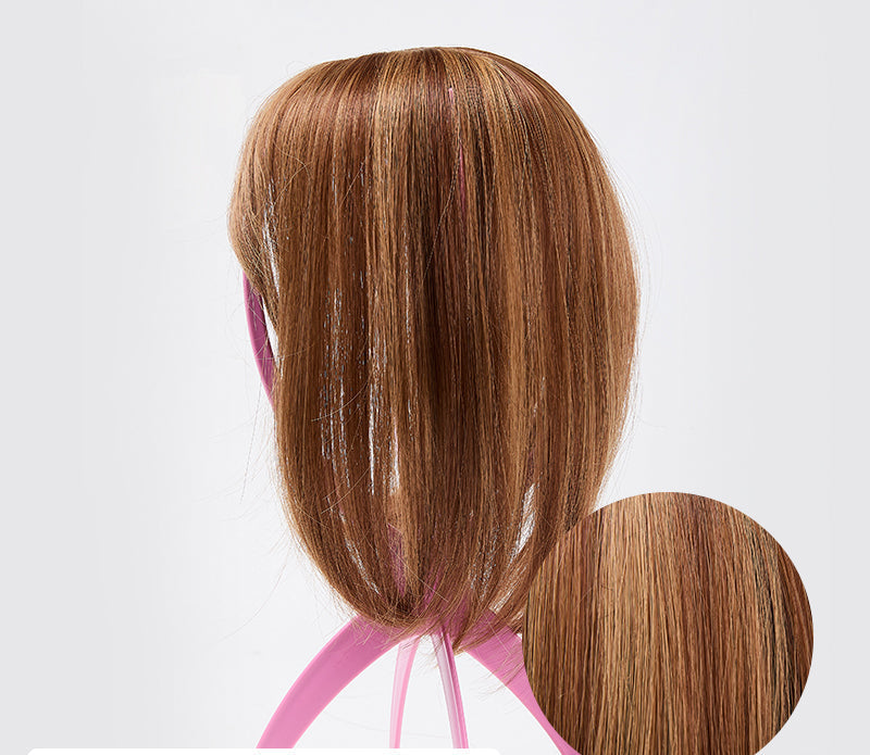 Clip-in Hairpiece with Bangs – Livia