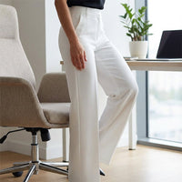 Women's High-Waist Dress Pants | Straight Leg & Crease | Sizes S-3XL 14