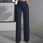 Women's High-Waist Dress Pants | Straight Leg & Crease | Sizes S-3XL 2
