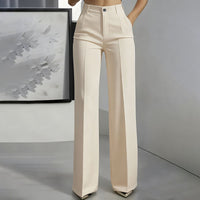 Women's High-Waist Dress Pants | Straight Leg & Crease | Sizes S-3XL 5