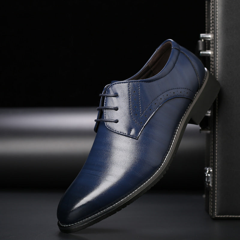 Stilvolle Herrenschnürschuhe mit Brogue-Details - Lennard