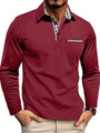 Herren-Poloshirt mit langen Ärmeln – Victor