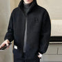Herren-Fleecejacke mit hohem Kragen – Milan