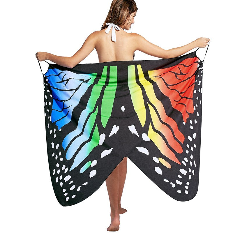 Fröhliches Schmetterling Strandkleid | Ein einzigartiges Strandkleid mit Schmetterlingsdesign