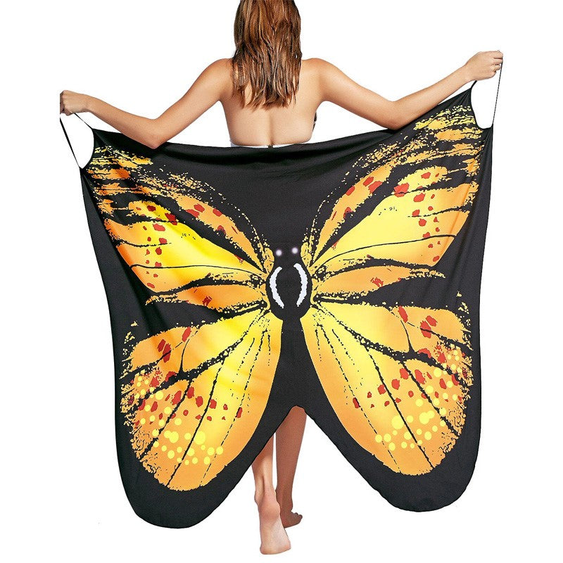 Fröhliches Schmetterling Strandkleid | Ein einzigartiges Strandkleid mit Schmetterlingsdesign