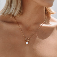 Pearl Necklace with Clasp - Lucía