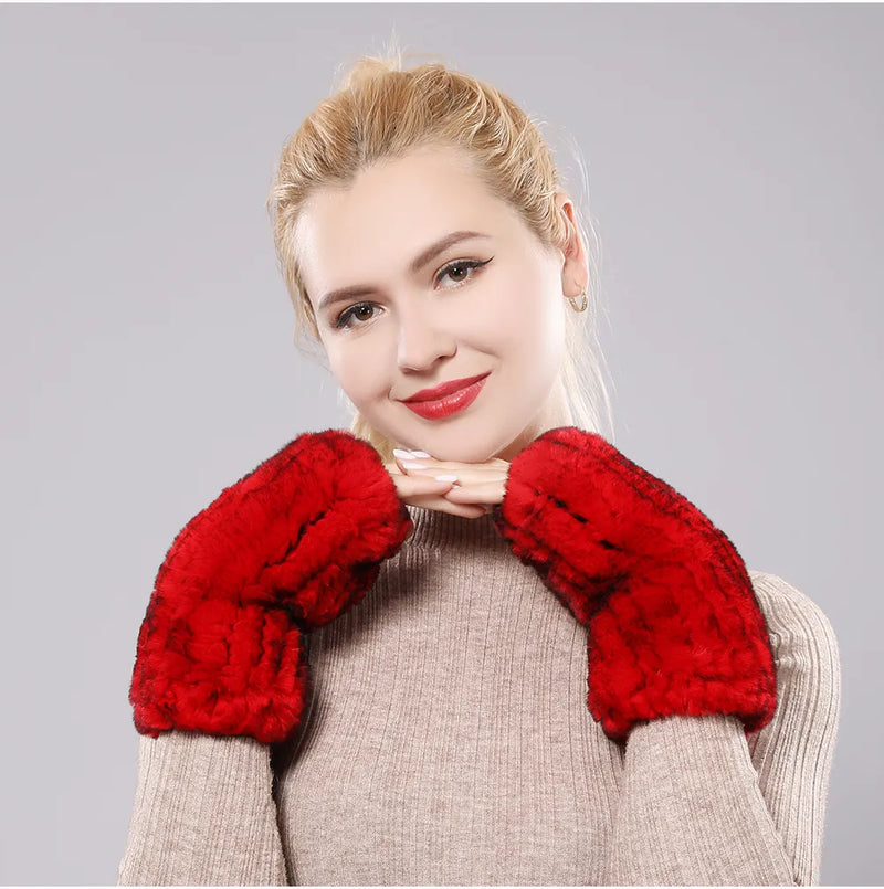 Samantha Fingerlose Handschuhe | Warm & Trendy