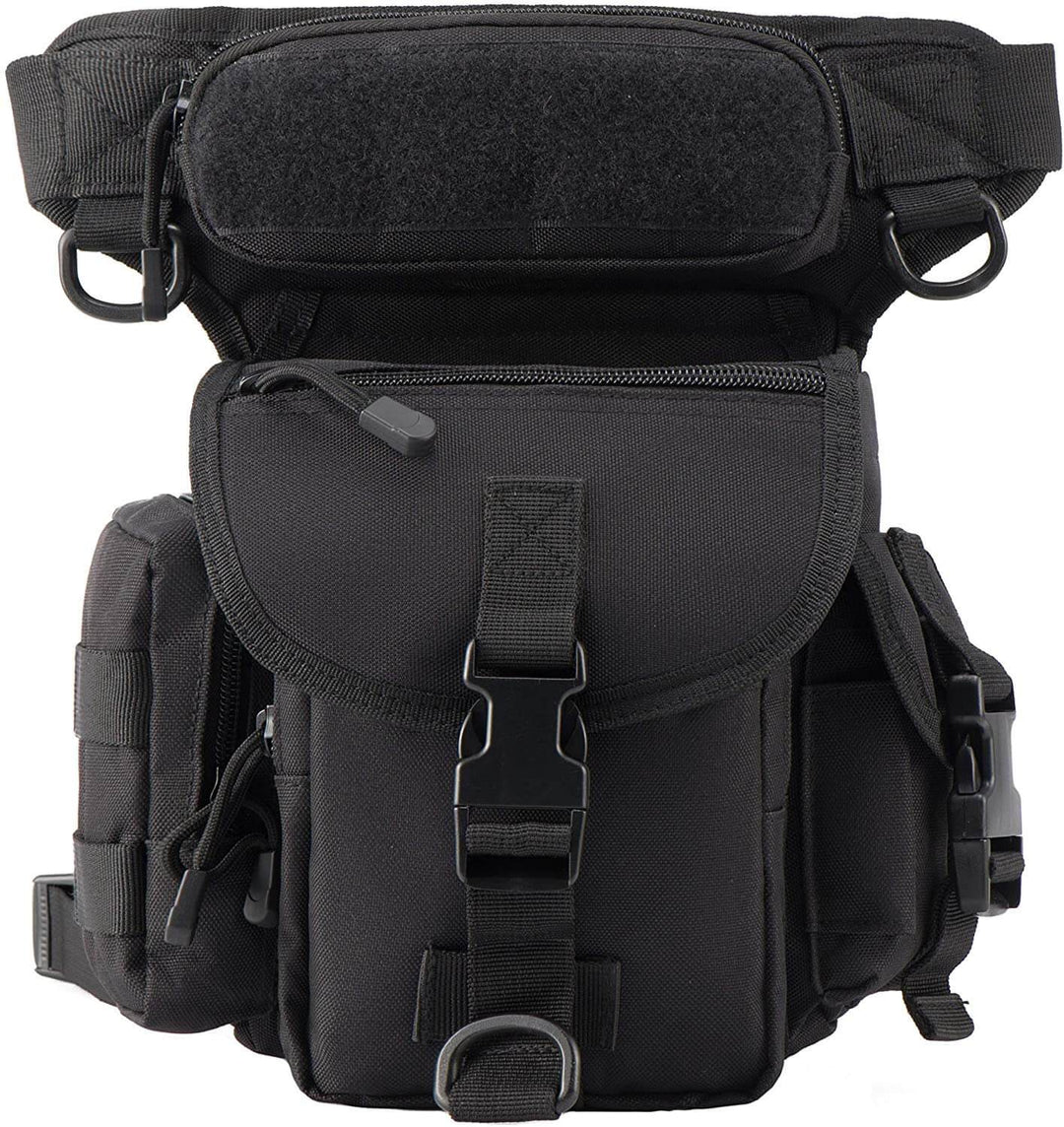 Robuste taktische Beintasche für Herren – Wasserabweisendes Multi-Taschen-Design