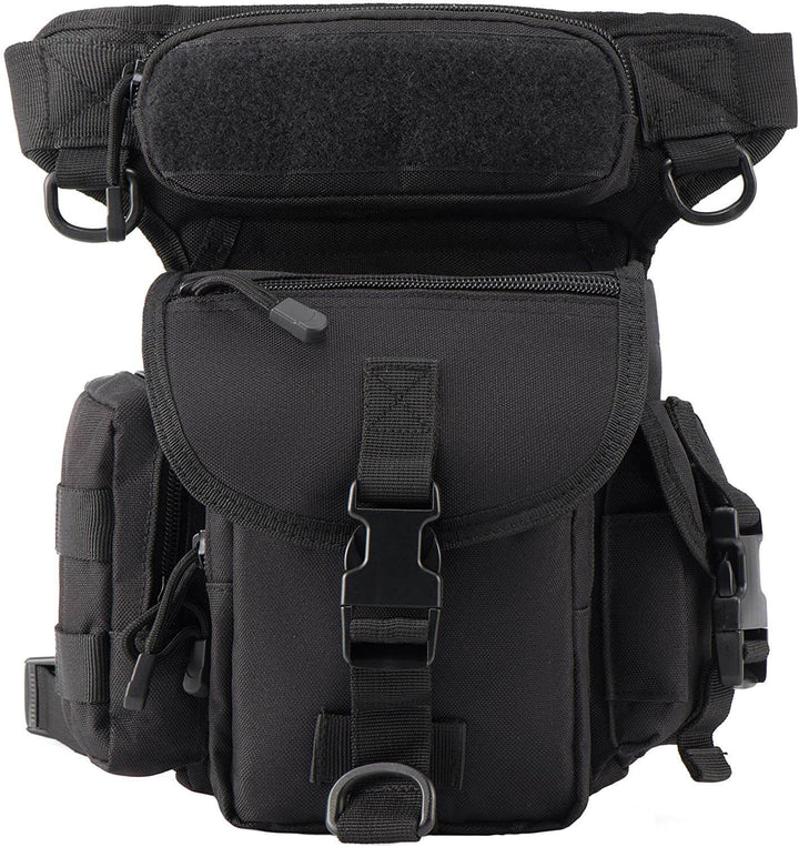 Robuste taktische Beintasche für Herren – Wasserabweisendes Multi-Taschen-Design
